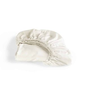 Cinderella Splittopper Hoeslaken Katoen-Satijn – Ivoor