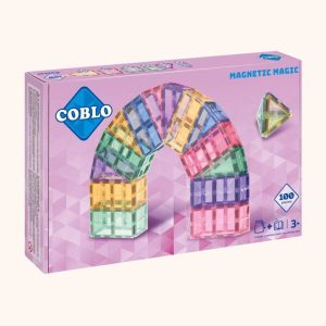 Coblo Magnetische Bouwblokken 100-delig Pastel