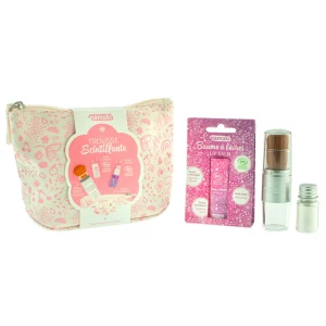 Namaki - Toilettas met Zilverpoeder en Lippenbalm - Speel make up