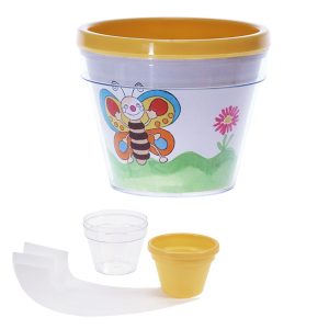 Maak je eigen bloemenpot.