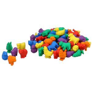 Kleurrijke boerderijdieren (72 stuks)