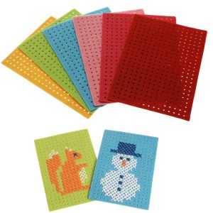 Set van 6 viltborden