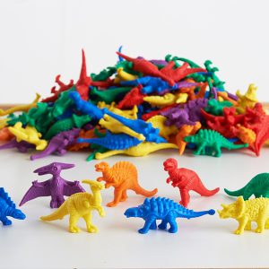 Kleurrijke dino’s (128 stuks)