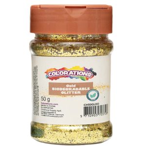 Biologische Afbreekbare Glitter Goud (50 gram)