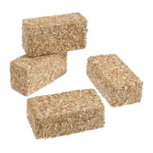 Rechthoekige Stro Balen (4 stuks)