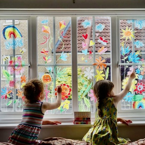 Kitpas Raamkrijt Nature 6 stuks - Afbeelding 4