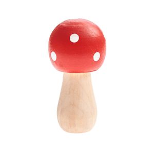 Paddenstoel hout (9 cm)