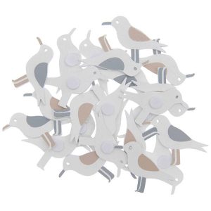Houten stickers meeuwen