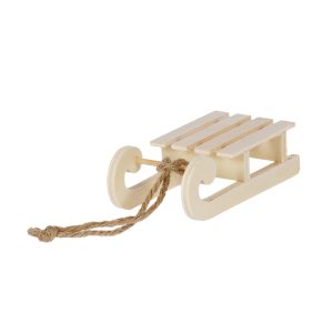 Houten slee (decoratie)