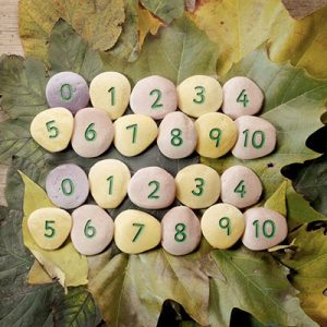 Cijferstenen – Set 22 stuks