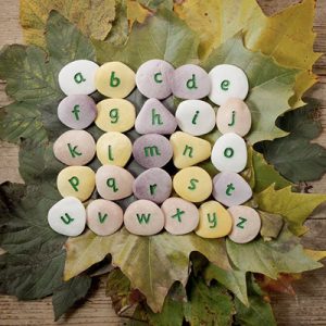 Letterstenen – Set 26 stuks