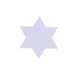 Plakvorm – Ster Zilver (200 stuks)