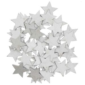 Strooihoutjes Sterren Zilver