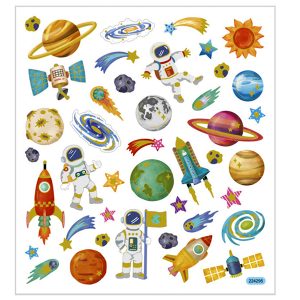 Stickers In de ruimte