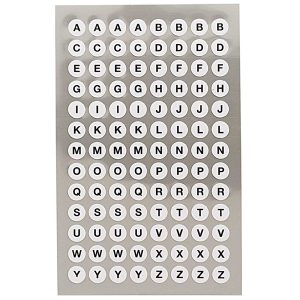 Stickers Hoofdletters A-Z