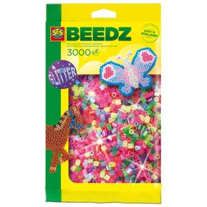 Strijkkralen glitter (3000 stuks)