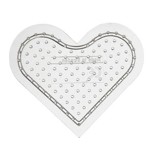 Strijkkralenbordje – Hartje