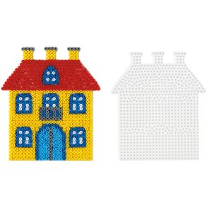 Strijkkralenbordje – Huis