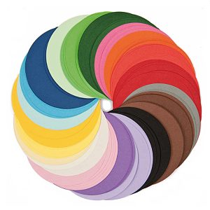 Vouwblaadjes rond (15 cm)