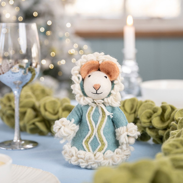 Decoratie Muis Wintermuis